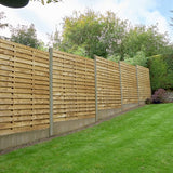 Forest Garden Urban Edge 6 x 6ft Fence Panel Durable Pressure Treated Timber