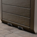 Keter Atlas Garden Storage Box 270L Outdoor Deck Chest Brown Lockable Weather UV