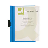 Q-Connect Quickclip File 3mm A4 Dark Blue (Pack of 25) KF00462