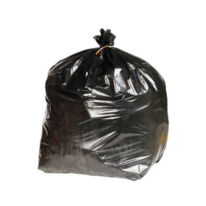 2Work Extra Heavy Duty Refuse Sack Black (Pack of 200) KF76961