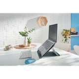 Leitz Ergo Cosy Adjustable Laptop Stand Velvet Grey 64260089