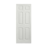 Lincoln White Grained Moulded 6 Panel Internal Door 1981x762mm Primed Smooth New