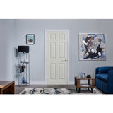 Lincoln White Grained Moulded 6 Panel Internal Door 1981x762mm Primed Smooth New