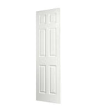 Lincoln White Grained Moulded 6 Panel Internal Door 1981x762mm Primed Smooth New