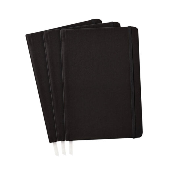 Pukka Softcover Journal Black (3 Pack) 9372-CD