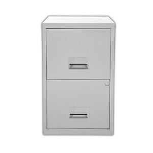 Pierre Henry 2 Drawer Maxi Tall Filing Cabinet - Grey
