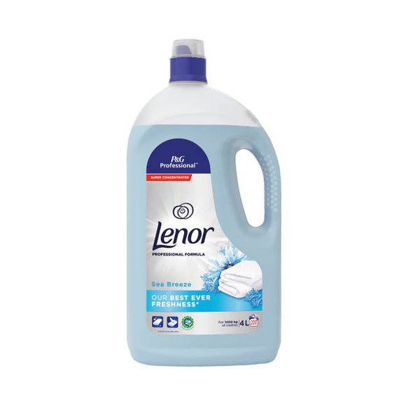 Lenor Linen Care Fabric Softener Sea Breeze 4 Litre 5413149190955