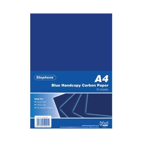 Stephens Blue A4 Hand Carbon Paper (100 Pack) RS520252