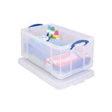 Really Useful 64 Litre Clear Plastic Storage Box