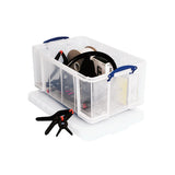 Really Useful 64 Litre Clear Plastic Storage Box