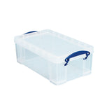 Really Useful 9L Plastic Storage Box Pack of 4