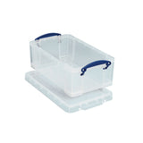 Really Useful 9L Plastic Storage Box Pack of 4