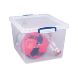 Really Useful 33.5L Plastic Storage Box (Pack of 3) 33.5-CCB-Pack of 3