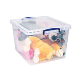 Really Useful 33.5L Plastic Storage Box (Pack of 3) 33.5-CCB-Pack of 3