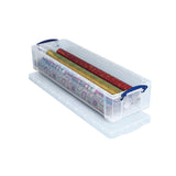 Really Useful 22L Plastic Storage Box With Lid Clear 22CCB