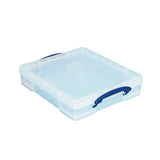 Really Useful 7L Plastic Storage Box W350 x D400 x H85mm Clear 7C