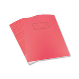 Silvine Exercise Book A4 Ruled with Margin Red (10 Pack) EX107