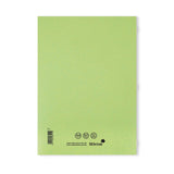 Silvine Exercise Book A4 Ruled with Margin Green (10 Pack) EX110