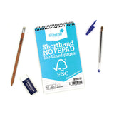 Silvine Envrion Shorthand Notepad 127x203mm (Pack of 10) FSC160