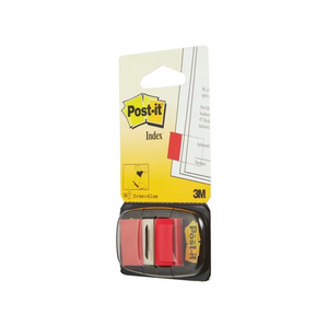 Post-it Index Tabs 25mm Red (Pack of 600) 680-1