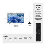 Samsung Q8F QE85Q8F 85" QLED 4K HDR Smart TV 144Hz Tizen WiFi AI Gaming Black UK