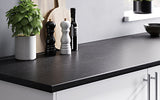 28mm Dark Stone Effect Laminate Kitchen Worktop 2.4m Durable Post Formed Counter