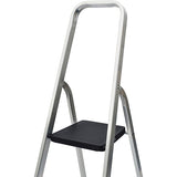 Mac Allister 6 Tread Aluminium Builder Plastic & Steel Step Ladder 1880m Height