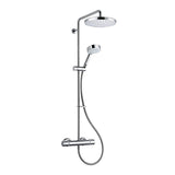 Mira Atom ERD Thermostatic Mixer Shower Twin Head Chrome Riser Rail Kit Bathroom