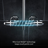 Mira Atom ERD Thermostatic Mixer Shower Twin Head Chrome Riser Rail Kit Bathroom
