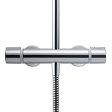 Mira Atom ERD Thermostatic Mixer Shower Twin Head Chrome Riser Rail Kit Bathroom