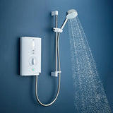 Mira Sport Max Airboost White Electric Shower, 9kW 4-Spray Pattern