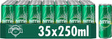 Perrier 250ml Sparkling Water Slim Can (Pack of 35) 12336215