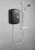 Triton Enrich SFXENR10BLK Single Spray Pattern Black Hot Electric Shower, 8.5kW