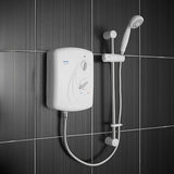Triton Enrich White Electric Shower 9.5kW Bathroom Instant Heater Unit PlusPackX