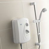 Triton Enrich White Electric Shower 9.5kW Bathroom Instant Heater Unit PlusPackX