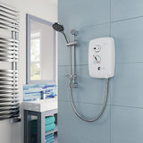 Triton T80 Easi-fit+ Gloss White Manual Electric Shower 7.5kW