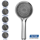 Triton T80 Easi-fit+ Gloss White Manual Electric Shower 7.5kW