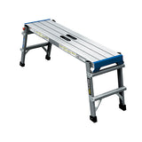 Folding Aluminium Work Platform 510mm x 1150mm Non-Slip 150kg Load Capacity