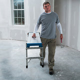 Folding Aluminium Work Platform 510mm x 1150mm Non-Slip 150kg Load Capacity