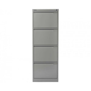 Bisley 4 Drawer Foolscap Filing Cabinet BS4G - Grey