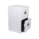 Bisley Metal Filing Cabinet 2 Drawer A4 - White