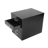 Bisley 5 Drawer Filing Cabinet - Black