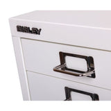Bisley 5 Drawer Filing Cabinet - Chalk