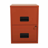 Pierre Henry 2 Drawer Maxi Tall Filing Cabinet - Teracotta