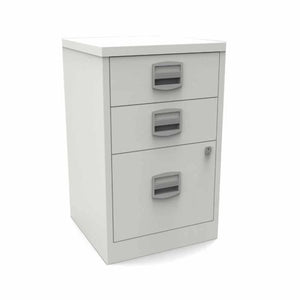 Bisley A4 3 Drawer Filing Cabinet - White