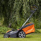 Yard Force 40V 34cm Cordless Lawnmower with Lithium-Ion battery & Quick Charger