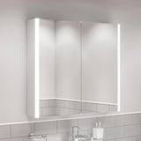 Modern Bathroom LED Mirror Cabinet With Demister Pad & Shave Socket - 700 x 600mm