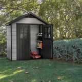 Keter Oakland Shed 7.5 x 4ft - Grey