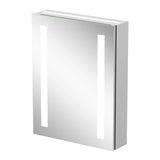 Bathroom LED Mirror Cabinet Soft Close Shave Socket And Demister - 650 x 500mm