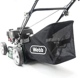 The Webb Self Propelled Petrol Rotary Lawn Mower